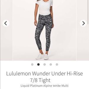 Lululemon Wunder Under High Rise